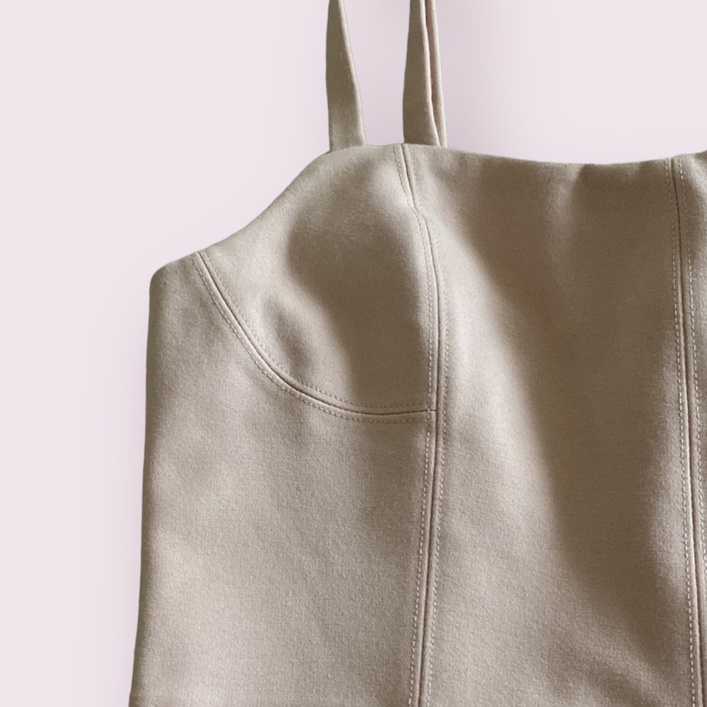 Aritzia Babaton Honeywell Bustier Mini Dress in Pink Modest Size 8 - Picture 7 of 16